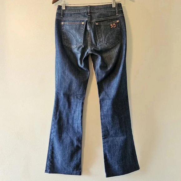 Joe's Jeans Anthropologie Honey Fit Low Rise Dark Denim Hale Wash Bootcut Sz 26. - Picture 13 of 16